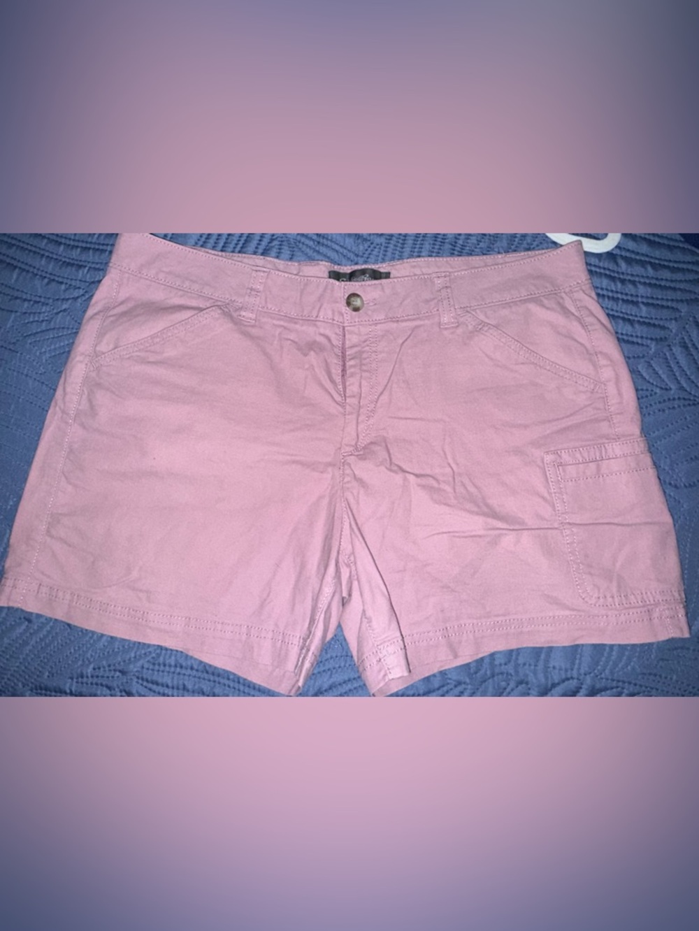 Eddie Bauer Pink Cotton Cargo Shorts